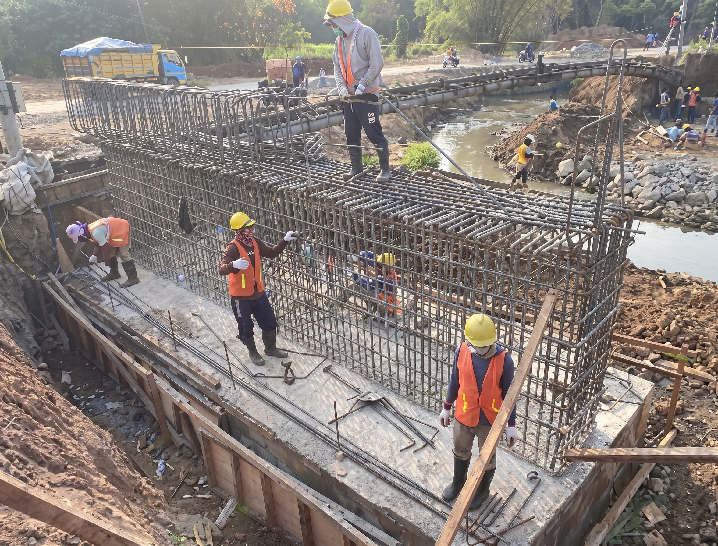 Pembangunan Jembatan Dahu